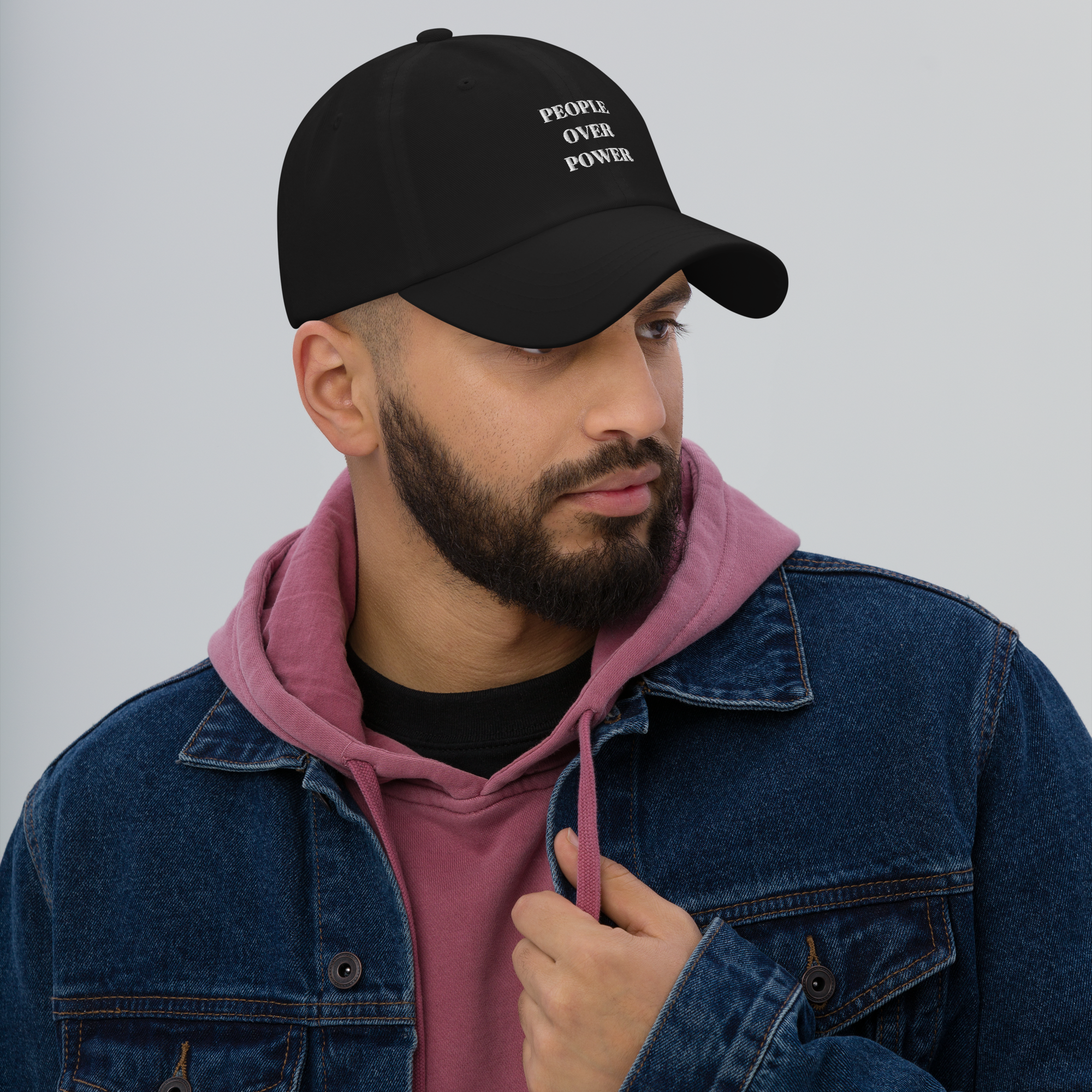 People Over Power - Embroidered Hat